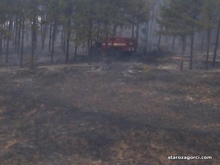 Стара Загора: Нов пожар край Лозенец