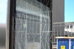 Още едно потрошено информационно табло на спирка в Стара Загора
