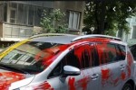 “БМВ“-то на старозагорец осъмна полято с боя