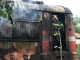 Горя дизелов локомотив в района на село Михайлово
