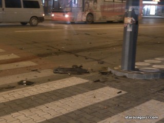 Стара Загора: Видео: Катастрофа затрудни движението снощи (обновена)