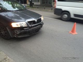 Катастрофа до Езикова гимназия с мотоциклет