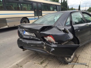 Стара Загора: Верижна катастрофа на кръговото в Стара Загора