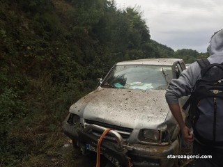 Джип катастрофира на изхода на Стара Загора 