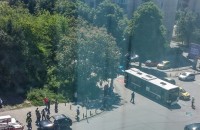 Автобус от градския транспорт и лек автомобил катастрофираха днес в Стара Загора