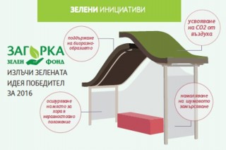 Стара Загора ще има зелена автобусна спирка