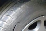 Нарязаха 4-те гуми на лек автомобил в Стара Загора