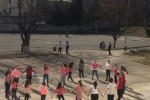 Старозагорски ученици направиха розово сърце против тормоза в училище