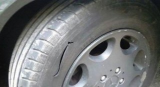 Нарязаха 4-те гуми на лек автомобил в Стара Загора