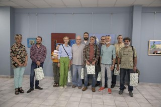 Творците от Международния пленер по живопис „Дружба“ наредиха изложба в зала „Байер“