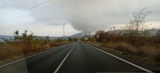 След пожара на депото край Ракитница е отчетено завишение над нормата от 1,59 пъти единствено на фини прахови частици 